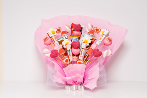 Maceta Rosa Gominolas y Kinder - Imagen 2