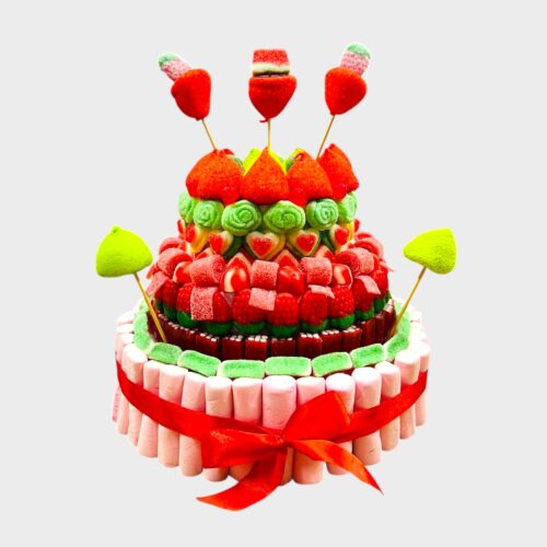 Tarta de Brochetas Naranja